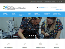 Tablet Screenshot of cvadult.org